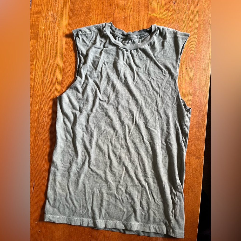 Gray Sleeveless Top